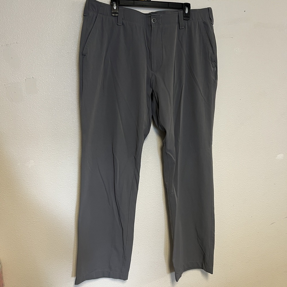 Under Armour Men's Match Play Pants 40x30 Gray Performance Classic Golf EUC